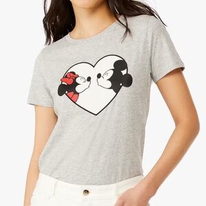 NWT Kate Spade x Disney Mickey & Minnie Sweethearts T-Shirt - Size XL